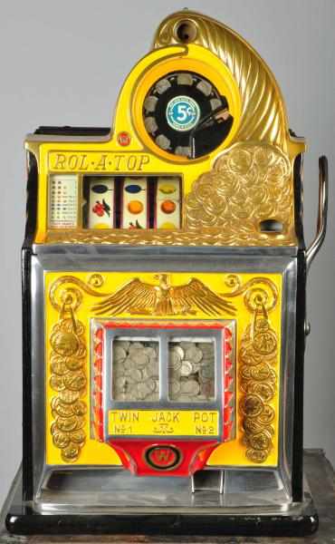 Appraisal: Watling American Rol-A-Top Slot Machine Description A beautiful restoration by