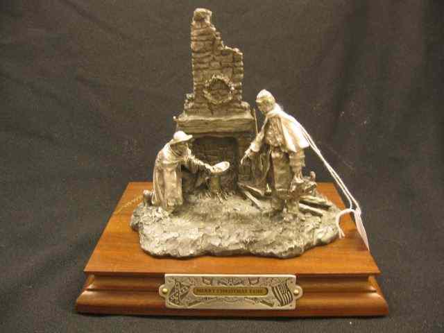 Appraisal: Chilmark Pewter Civil War Figurine ''Merry Christmas Yank'' by Francis