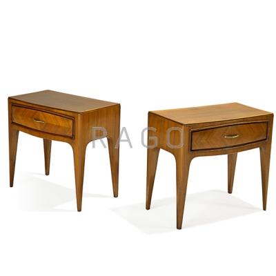 Appraisal: PAOLO BUFFA Attr - Pair of nightstands Italy s Italian