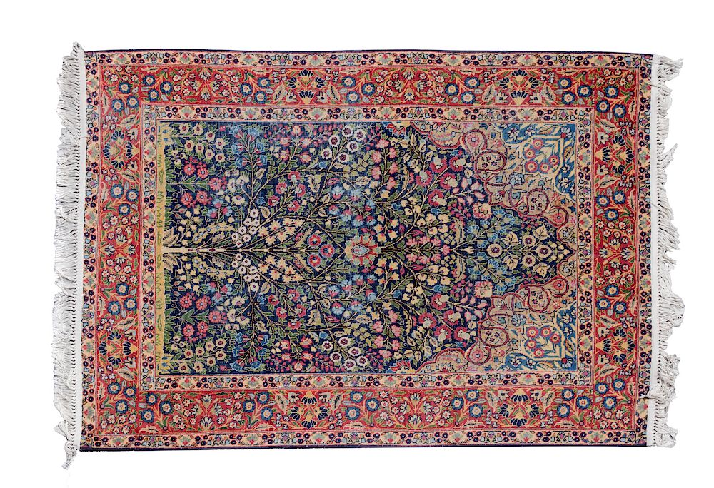 Appraisal: A Persian Design Wool Prayer Rug A Persian Design Wool