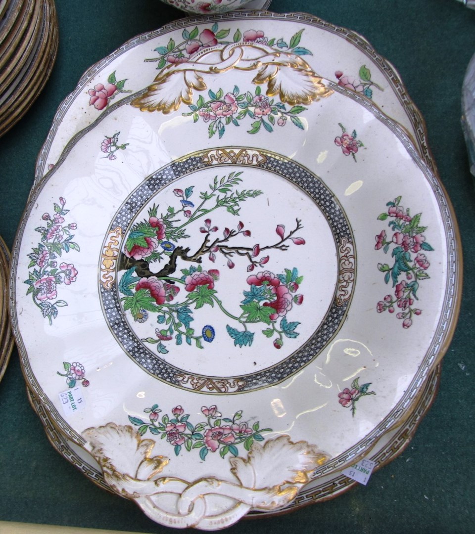 Appraisal: A Minton 'Indian Tree' pattern composite dinner service th th