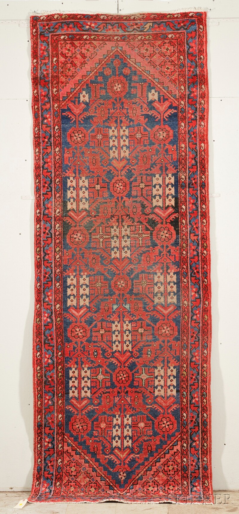 Appraisal: Hamadan Long Rug Northwest Persia mid- th century areas of