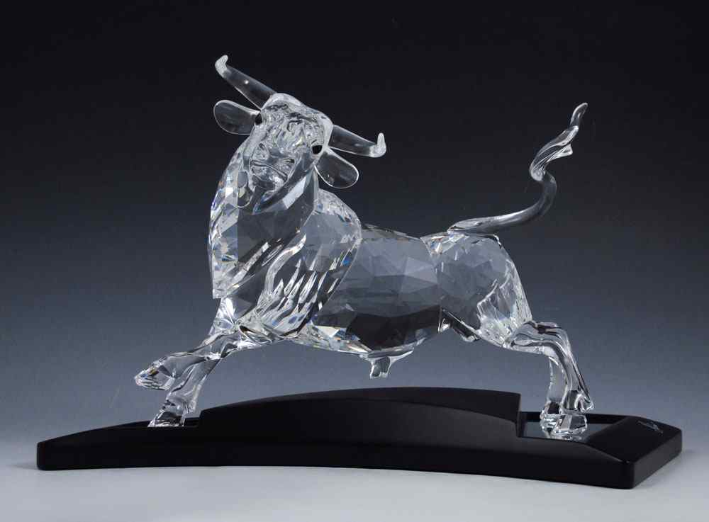 Appraisal: SWAROVSKI CRYSTAL BULL Adi Stocker limited issue with original COA