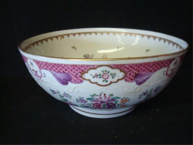 Appraisal: Lowestoft Porcelain Bowl From a Washington Heights NYC estate Dimensions