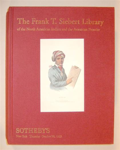 Appraisal: vols Auction Catalogues Sotheby's The Frank T Siebert Library of