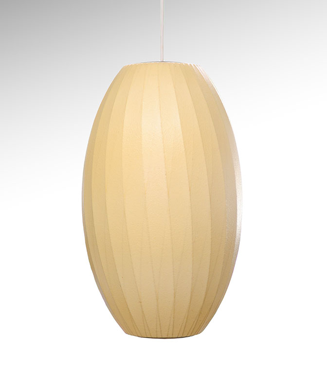 Appraisal: GEORGE NELSON MODERNICA HANGING BUBBLE LAMP Cigar shape original Modernica