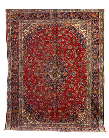 Appraisal: Persian Kashan Carpet ' x '