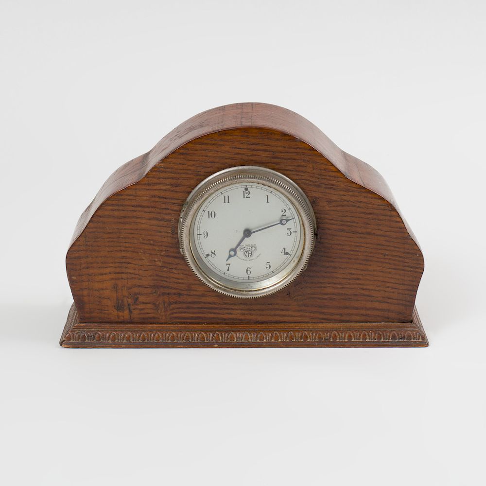 Appraisal: Smith's MA British Luxury Car Clock in an Oak Mount