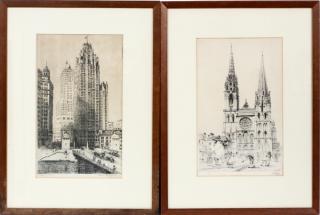 Appraisal: CHARLES WILLIAM DAHLGREEN AND OTHER ETCHING CHARLES WILLIAM DAHLGREEN AND