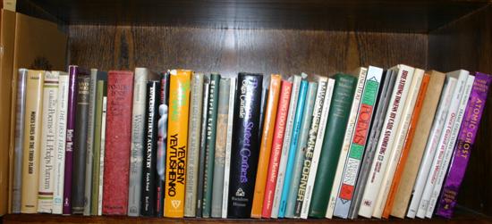 Appraisal: Poetry Vols on shelves