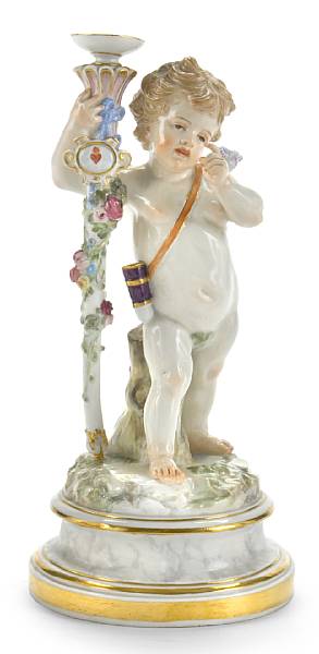 Appraisal: A Meissen porcelain figure of Cupid late th early th