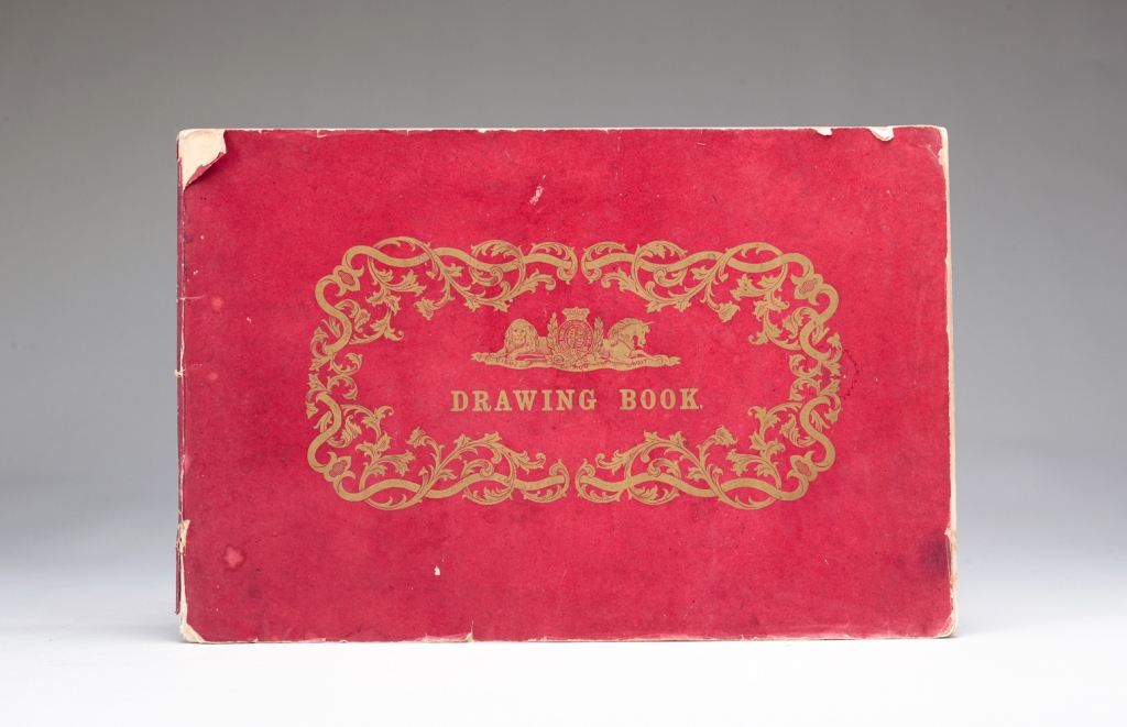 Appraisal: DRAWING BOOK BY HENRY GOULBURN Penciled notation in front Henry