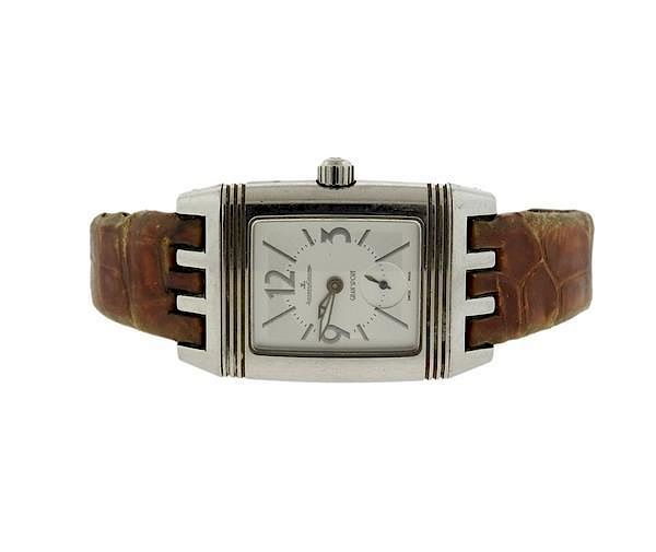 Appraisal: Jaeger LeCoultre Reverso Stainless Steel Watch METAL Stainless Steel MEASUREMENTS