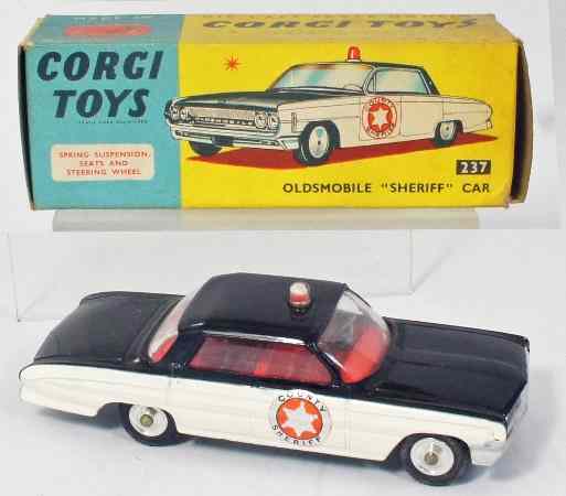 Appraisal: Corgi Toys Oldsmobile Sheriff Car in original box in good