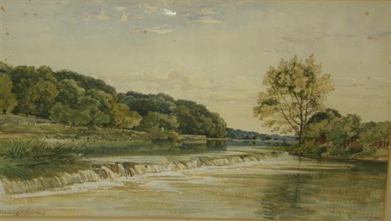 Appraisal: R Bradford 'Sonning on Thames' and 'Sonning nearing Reading' pair