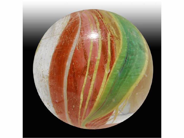 Appraisal: Jelly Core Swirl Marble Description Unusual red jelly core with