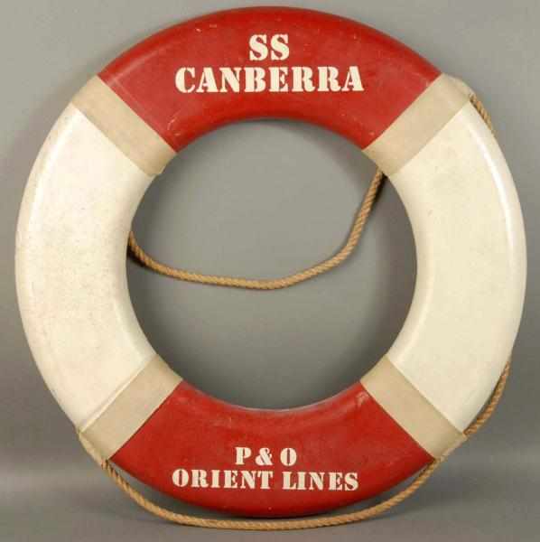 Appraisal: P O Line-Canberra Presentation Half Ring Description Styrofoam Condition Excellent