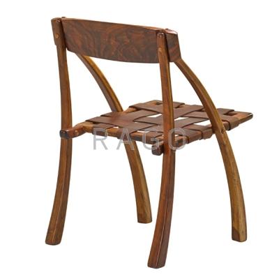 Appraisal: ARTHUR ESPENET CARPENTER - Wishbone chair Bolinas CA s African