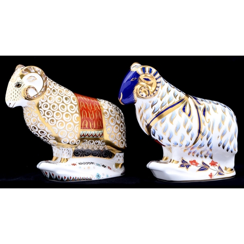 Appraisal: A Royal Crown Derby Ram of Colchis paperweight commissioned by