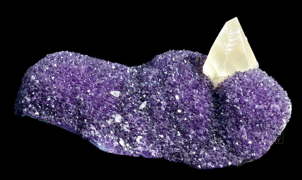 Appraisal: Massive Amethyst Quartz Crystal Geode Section South America Bolivia millions