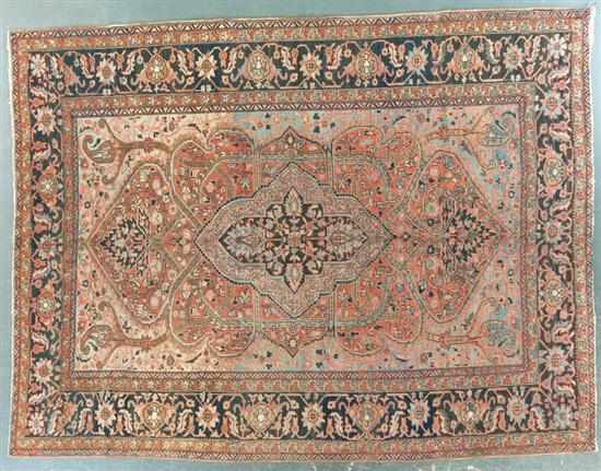 Appraisal: Antique Herez rug Persia circa x Estimate - Good condition