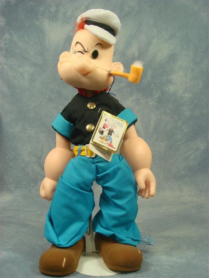 Appraisal: Popeye lot included dolls and toys pieces bubble pipe dolls