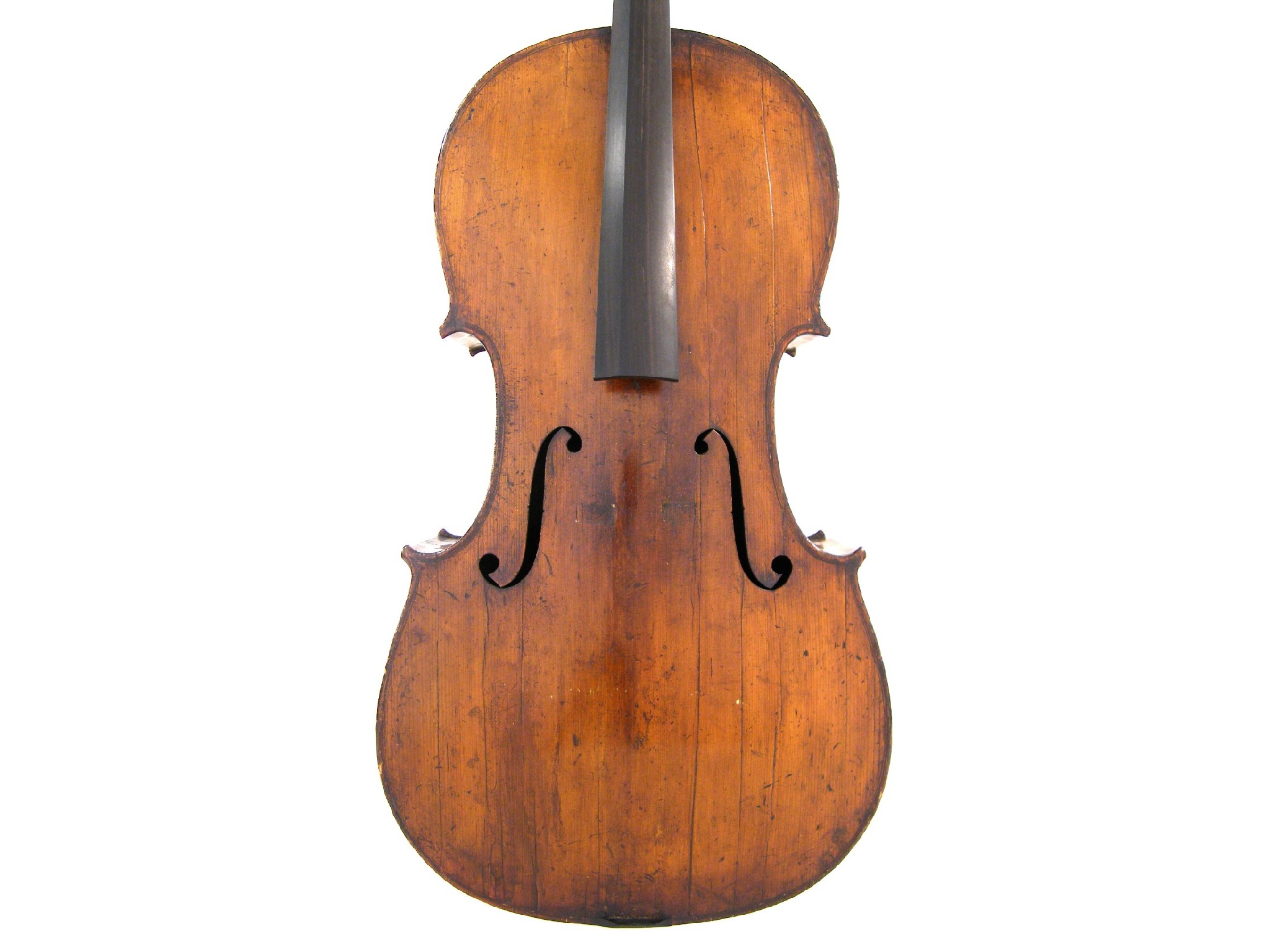 Appraisal: th century German violoncello labelled R M B Royal Marine