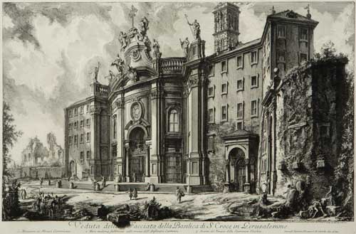 Appraisal: GIOVANNI B PIRANESI Veduta della Facciata della Basilica di S