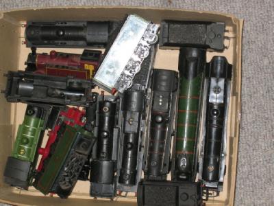 Appraisal: Ten playworn locomotives by Hornby Triang and Hornby Dublo including