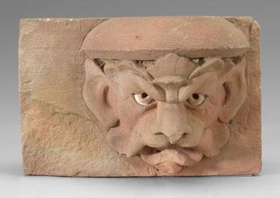 Appraisal: Stone architectural element gargoyle - x x in Surface losses