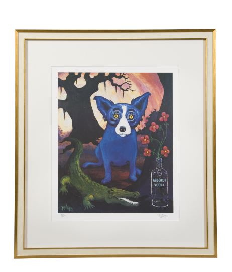 Appraisal: George Rodrigue American Louisiana Contemporary Absolut Louisiana color poster signed