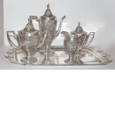 Appraisal: Tiffany Co Makers Sterling Silver Coffee and Tea Service T