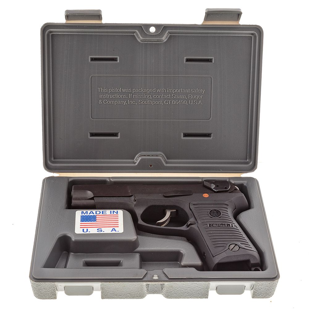 Appraisal: Ruger P Semi-Auto Pistol mm comes with hard case and