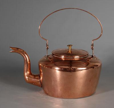 Appraisal: quot J Kidd quot copper kettle John Kidd coppersmith working