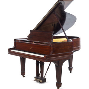 Appraisal: A Steinway Sons Mahogany Grand Piano serial number Length of