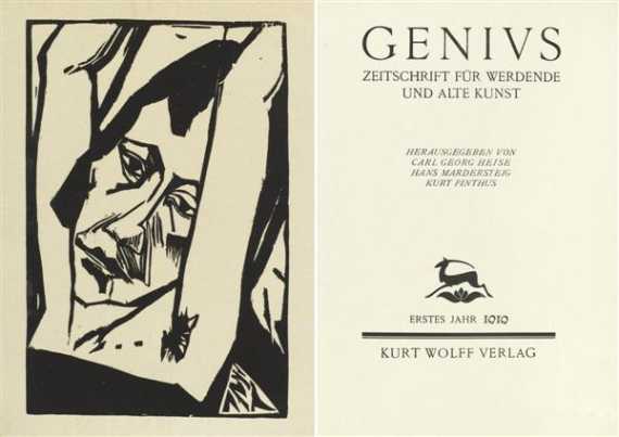 Appraisal: GENIUS Zeitschrift f r alte und werdende Kunst Pub by