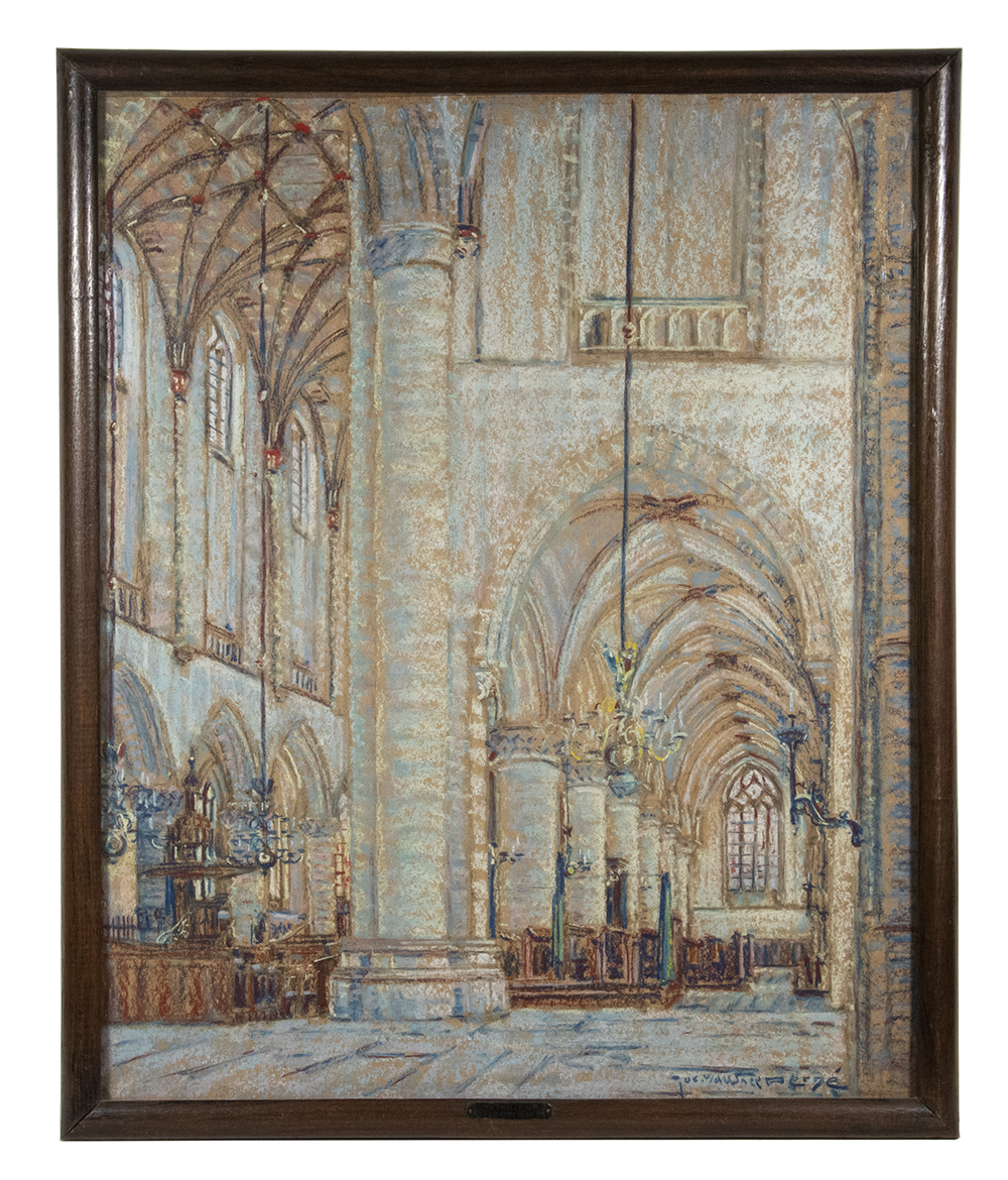 Appraisal: JOSEPH VAN DE WALL PERNE NETHERLANDS - 'Interieur St Bayo