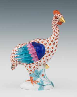 Appraisal: A Herend Porcelain Figurine of a Turkey Apprx H decorated