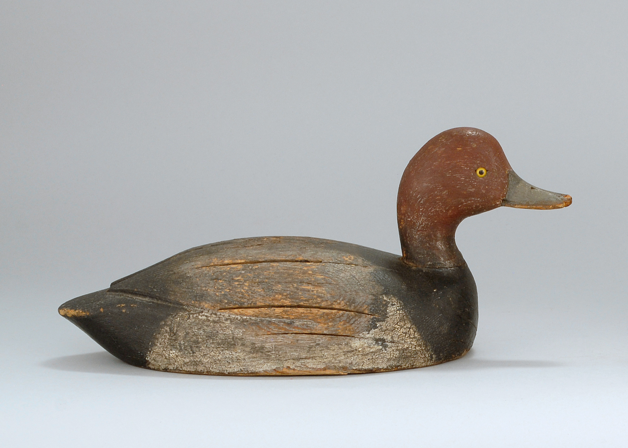 Appraisal: REDHEAD DRAKE DECOY th CenturyFrom Toronto Canada Glass eyes Carved