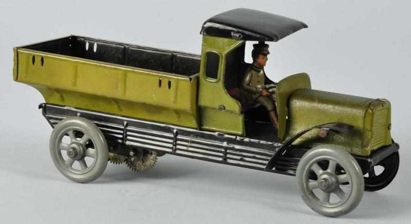 Appraisal: Tin Litho Distler Truck Wind-Up Toy Description German Working Original