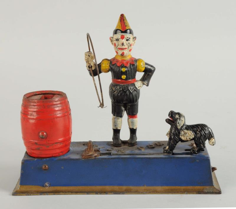 Appraisal: Trick Dog Mechanical Bank Manufactured by Hubley Working condition Condition