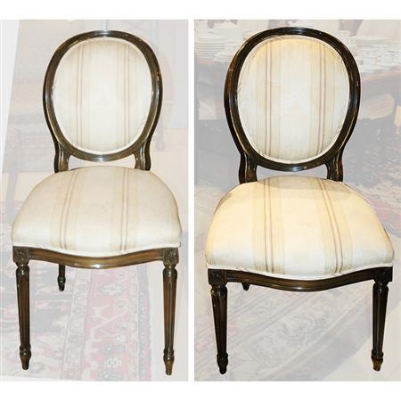 Appraisal: Assembled Set of Six Louis XVI Style Dining Chairs Estimate