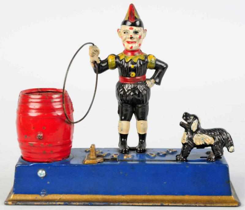 Appraisal: Cast Iron Trick Dog Mechanical Bank Manufactured by Hubley Mfg