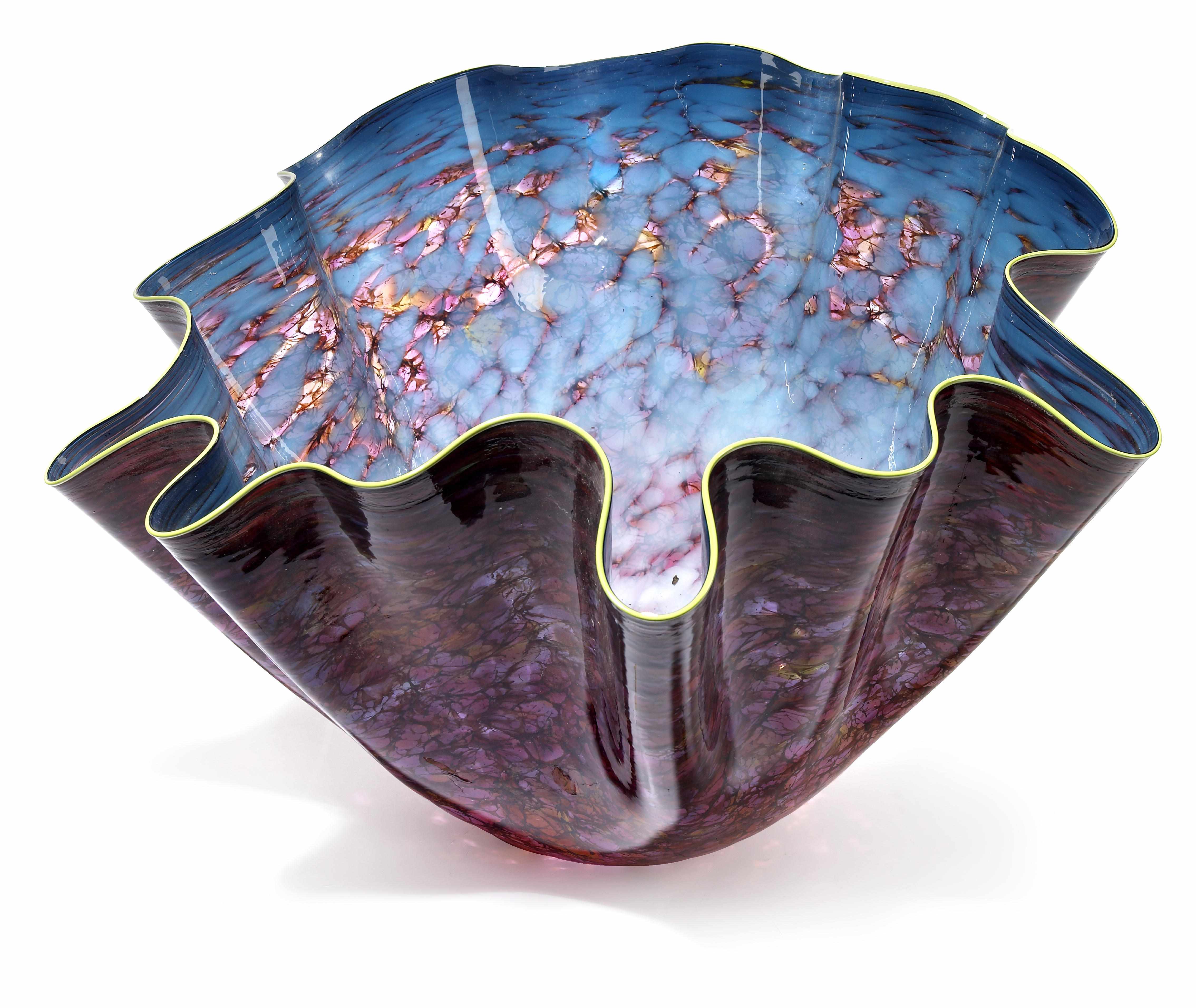 Appraisal: Dale Chihuly American born large Macchiablown glassunsignedheight in cm width