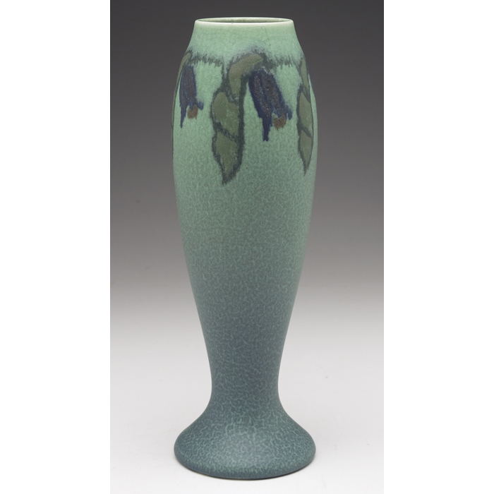 Appraisal: Nice Rookwood vase bulbous and footed shape in a green