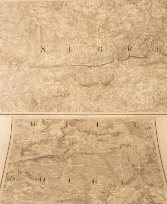 Appraisal: Baker B Ordnance Map of Hampshire published by Col Mudge