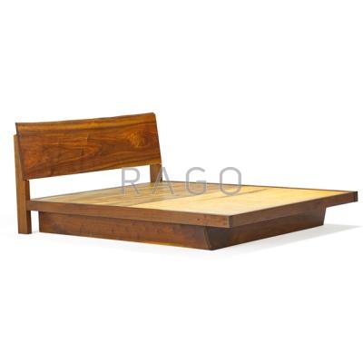 Appraisal: GEORGE NAKASHIMA - NAKASHIMA STUDIOS Double Conoid bed New Hope