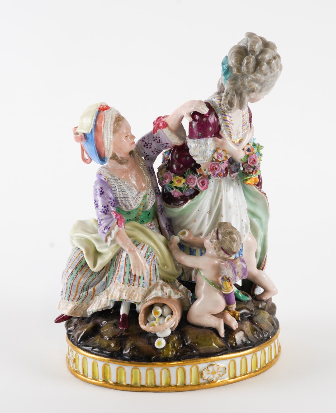 Appraisal: A MEISSEN GROUP OF THE BROKEN EGGS' Late th century