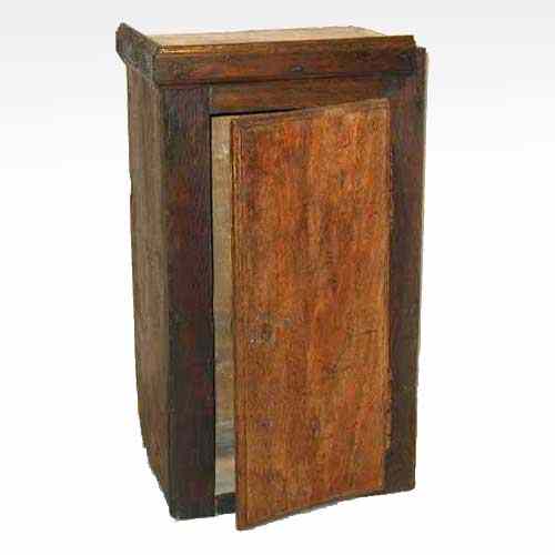 Appraisal: A French Provincial Beech and Oak Wall Cupboard circa having