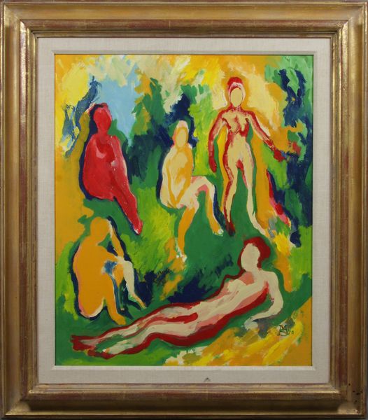 Appraisal: Max Spoerri American b mid- th century nudes in abstract